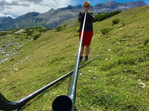 Swiss carbon Alphorn - Autriche