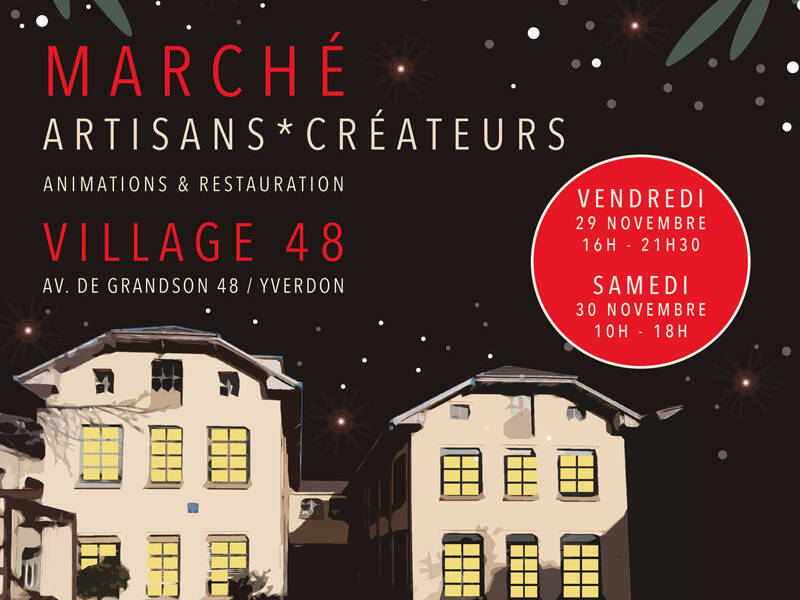 marché artisans créateurs - village 48 - 2024